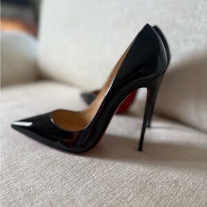 Christian Louboutin Black Patent Heels